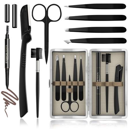 Kit 8in1 Multifunktionelt øjenbrynspincet-sæt