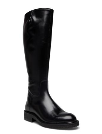Long Boots Korkeavartiset Saapikkaat Musta Billi Bi