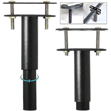 2 stk. Justerbare Højde Centerstøtteben til Sengeramme, Sengeramme Centerlameller Tung