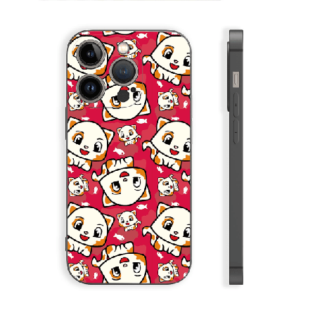 Creative Cartoon Tpu Gummi Stötsäkert Phone case För Iphone 15 Case Series Style B Svart Ypdt1697