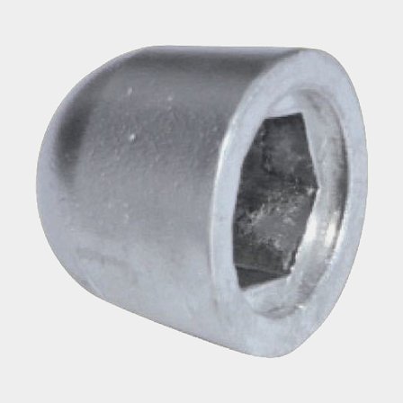 Anodo in alluminio Tecnoseal 201180, per elica di prua, adatto per Sidepower SP125t-285tc, SE120 & SE150, SP220 & SP300