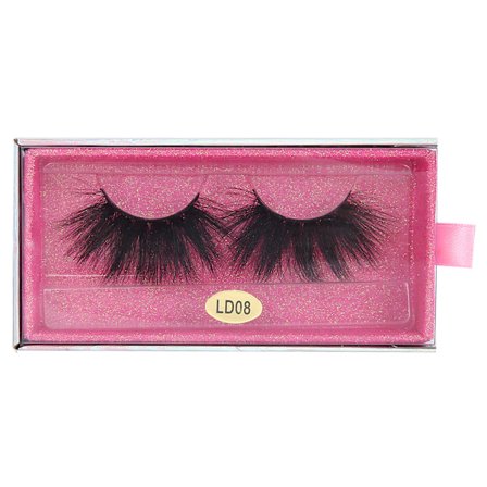 5D 25mm Tekoiskut Ripset Meikki Vääriä Ripsiä Pehmeä Kiharat Pitkät Tekoiskut LD08