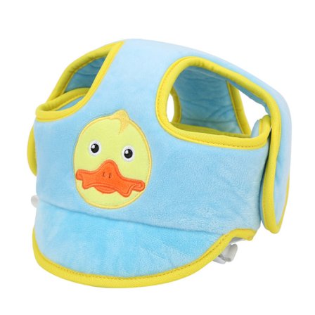 Andningsbar Anti-Kollisions Baby Säkerhetshjälm Mössa Blå för Småbarn