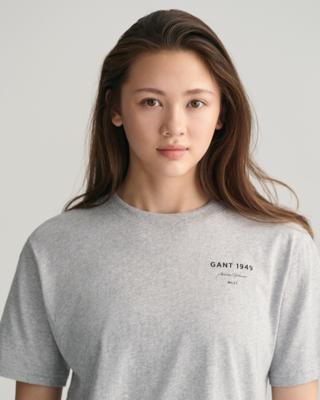 GANT - Teens Script Grafisk T-skjorte - Unisex - 170