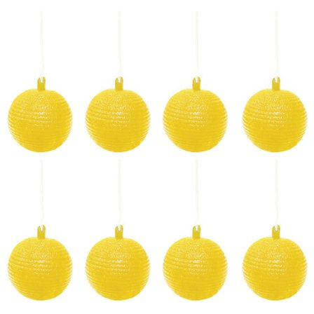 8-pak hængende fluefangerkugle, frugtfluefanger, klæbrig udendørs skadedyrsbekæmpelse til haveplanter