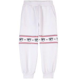 Monnalisa White Eye Graphic Sweatpants 10 Years - Bottoms - 10 years - White