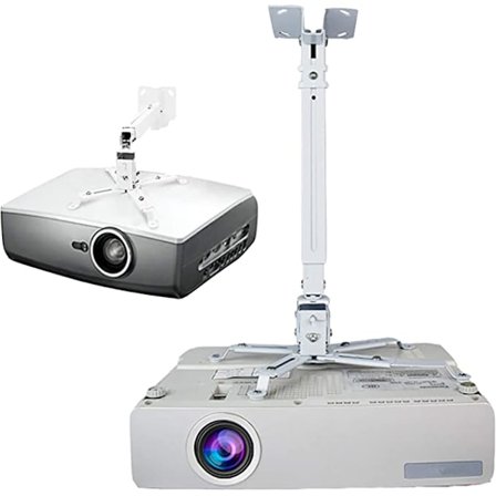 Projectorfeste Universal Justerbar Tak- og Veggfeste Projector Forlengende Armer Monteringsbrakett for Hjem og Kontor Projector