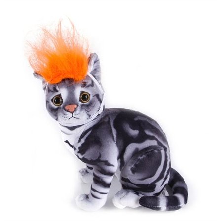 Halloween Pet Peruk Hatt Söt Dress Up Cap Pet Fun Headwear Cosplay Accessoarer för Cat Dog Yellow