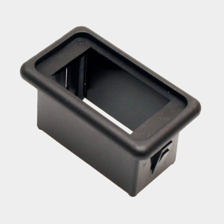 Montážní rámeček pro lodní spínač Carling Technologies, pro 1 spínač, černý