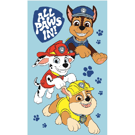 Paw Patrol handduk för pojkar 30x50cm