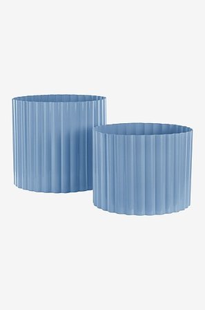 Jotex - Donica Zewnętrzna 2-szt Jasnoniebieski - WILL - Kup Donice ogrodowe firmy Jotex