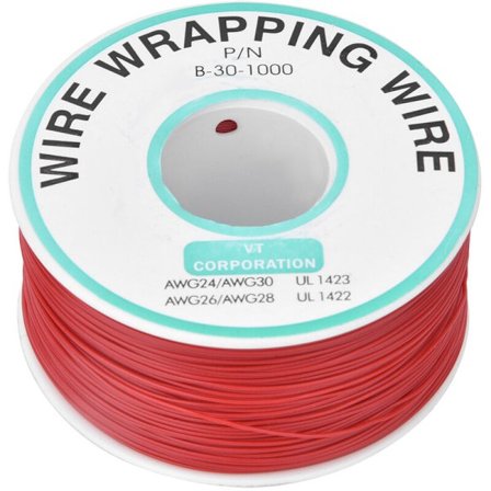 Röd OK-tråd för PCB-reparation Antioxidant 30AWG Jumper Wire 300m