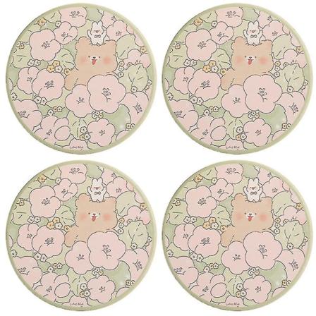 Juomalasit Aluslaatat, Imuvat Kivilasit Puiselle Pöydälle, Lahja Talonlämmitykseen Syntymäpäiväksi Ja Perheelle