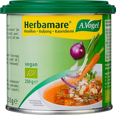A.Vogel Herbamare Bouillon Ø 250 g, Helse & Madvarer, Krydderier, Bouillon