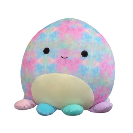 Mjuka godis serie knubbiga plysch leksaker Färgad bläckfisk
