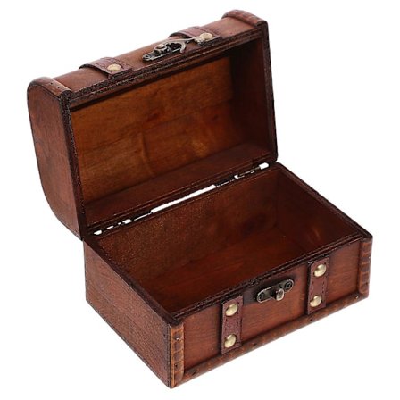 Klassinen puinen lukollinen laatikko, toimiva ja koristeellinen olohuoneisiin