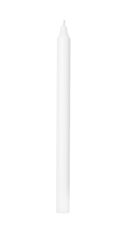 Broste Copenhagen Kronelys Pure-White 29cm 8stk