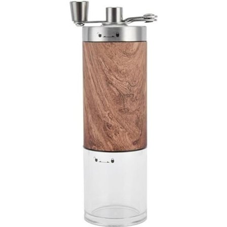 TMISHION Kaffekvern for Bønner, Justerbar Malingsgrad, Ergonomisk Håndtak, Bærbar Manuell Kaffekvern