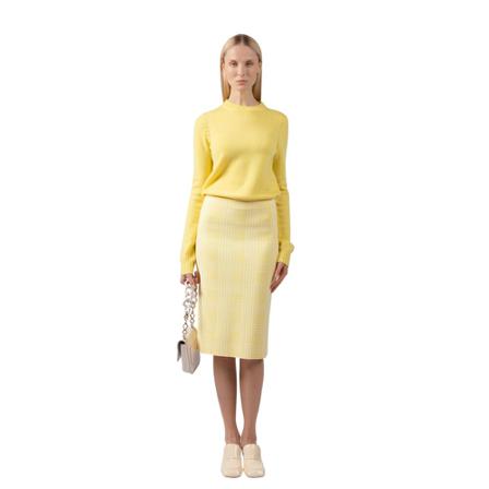 Sportmax Skirts Gul, Dame