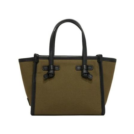 Gianni Chiarini Leather AND Fabric Väska grön, Dam Handväskor, Dam, Storlek: ONE SIZE