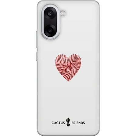 Kompatibelt Mobildeksel til OnePlus OnePlus Nord CE5 Cactus and Friends - Fingerprint Love