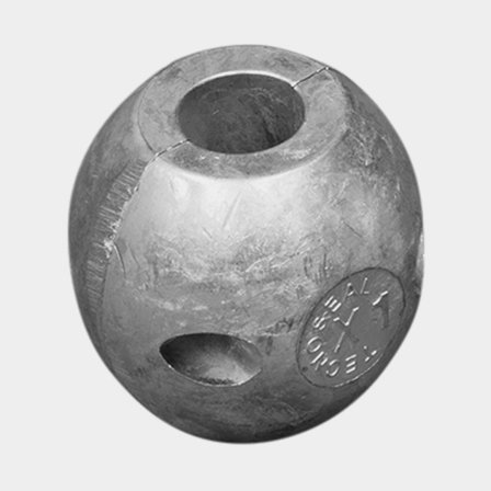 Anodo in alluminio Tecnoseal, per asse, Ø25 mm/Ø54.4 mm, largo