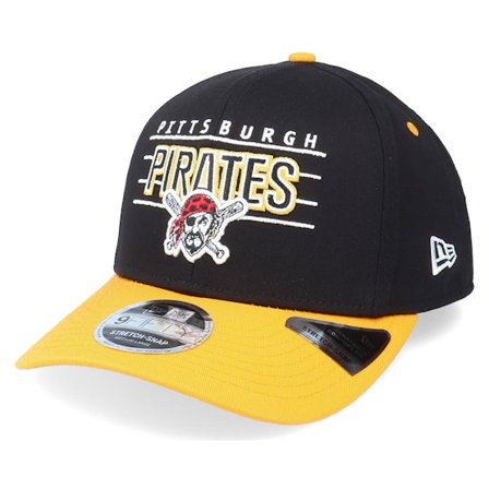 New Era - Negro adjustable Gorra - Pittsburgh Pirates Team Wordmark 9FIFTY Black/Yellow Adjustable @ Hatstore