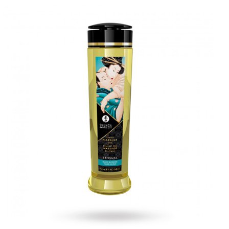 Shunga: EROTISK MASSAGEOLIE SENSUAL ISLAND BLOSSOM - 240 ML - Vuxen.dk: Erotiske massageolier
