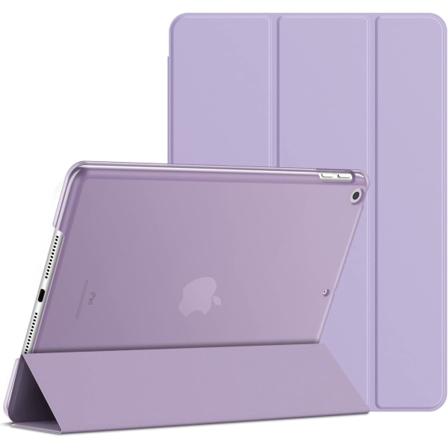 Kotelo iPad 10.2-tuumaiselle (2021/2020/2019 malli, 9/8/7 sukupolvi), automaattinen herätys-/unitilakansi (vaaleanpunainen)