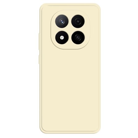 Xiaomi Redmi Note 14 Pro+ 5G Flexibelt fodral Telefonskal med rakt kantskydd - Beige