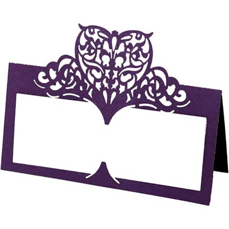 50 Hule Regnbue Papir Bordkort Blanke Bordnavne Bordkort