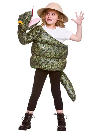 Kravlende Slange Børnekostume