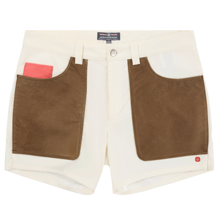 Amundsen 5Incher Field Shorts Mens Offwhite/Tan
