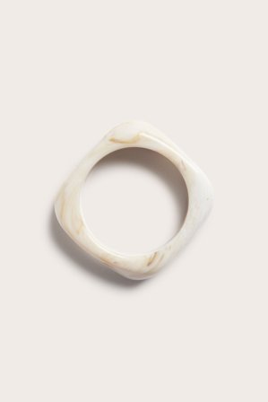 Kappahl | Armbånd i marmorlook Lys beige ONE SIZE | Lys beige