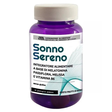 Sanavita Sonno Sereno Integratore 30 Gomme