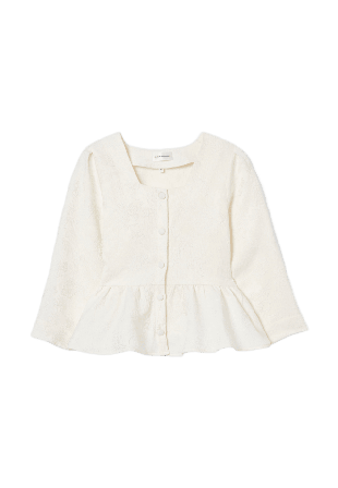 Carin Wester Mönstrad blus AKIKO Överdelar Vit 40