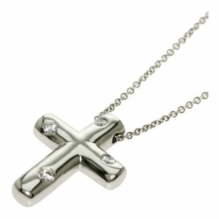Tiffany & Co. Pre-owned, Necklaces Grijs, Dames, Maat:ONE Size