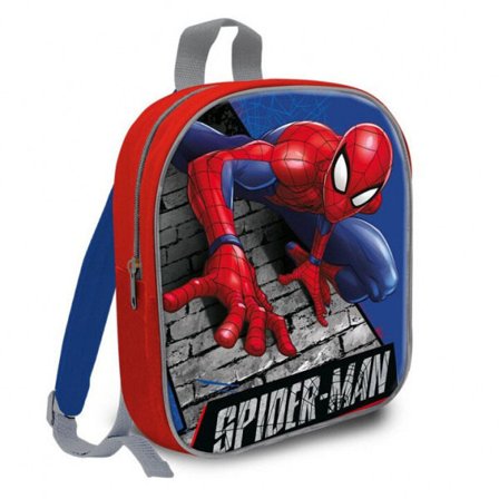 Marvel Spiderman Ryggsäck Backpack 50015 Röd/blå WALL 30cm