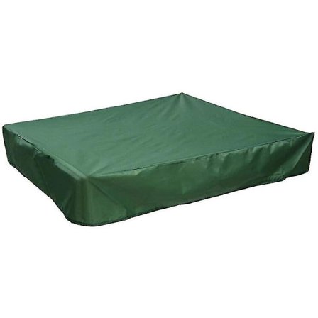 Sandkasseovertræk Vandtæt Støvtæt Uv-beskyttelse Firkantet Pool Cover Med Snøre Til Sandkasse, Legetøj Og Møbler