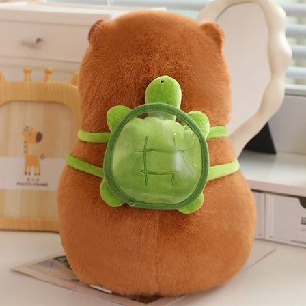 Kawaii Transform Reppu Capybara Pehmo Nukke Tyyny Pentant Turtle Shell Oyster Bee Capybara Pehmolelu lahja pojille ja tytöille