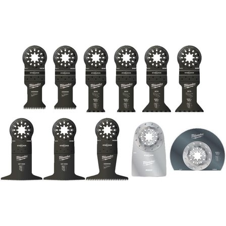 Milwaukee 48906090 Værktøjssæt 11 dele, Maskintilbehør & forbrugsvarer