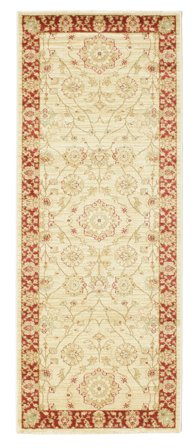 Pieni Farahan Ziegler Matot - Beige/Punainen 80X200 Klassiseen Tyyliin