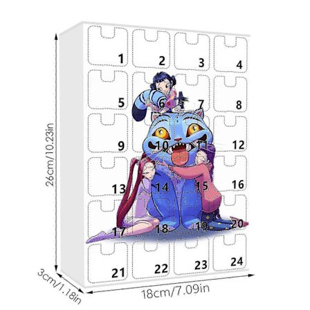 2025 KPOP Demon Hunter Girls Julekalender Blind Box, Ryggsekk Bil Nøkkelring Akryl Anheng, Julegave Type B