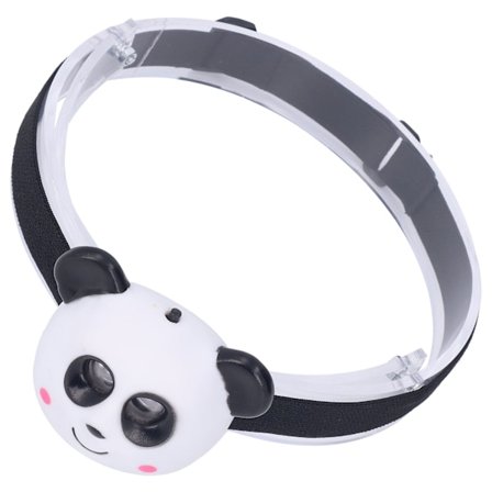 LED Dyrehovedlygte Sød Tegneserie Hvidt Lys Bærbar Børnelampe til Børn