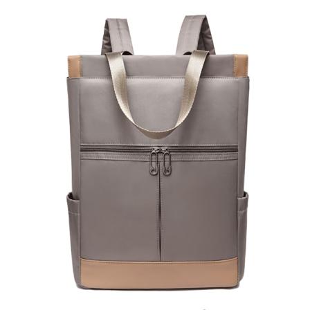 Kvinner jente ryggsekk skulderveske skoleveske Oxford Cloth Outdoor Travel Bag Casual Multi-Purpose Student Khaki