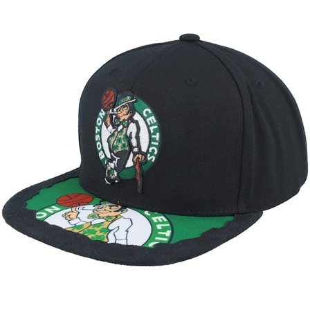 Mitchell & Ness - NBA Svart snapback Keps - Boston Celtics Munch Time Black Snapback @ Hatstore