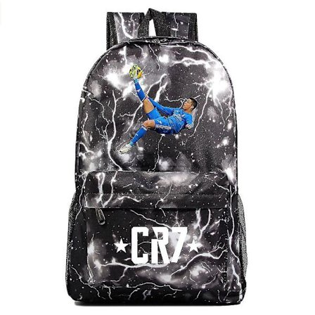 Cr7 Rygsæk - 18" Bærbar, Usb-opladning, Vandtæt, Stor Kapacitet, Business Rygsæk, Skole, Rejse Teenagere Mochila