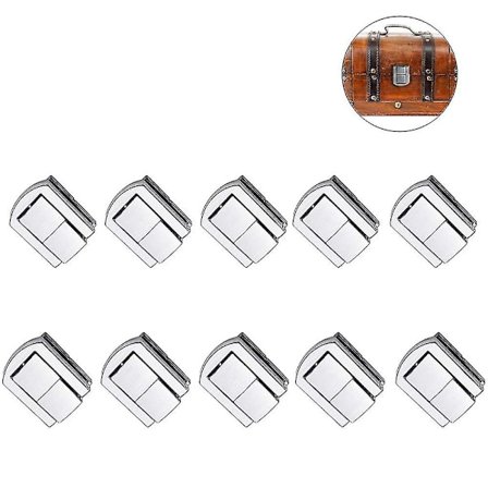 10 stk Antikk Låsebeslag Dekorative Vintage Låser Med Skruer