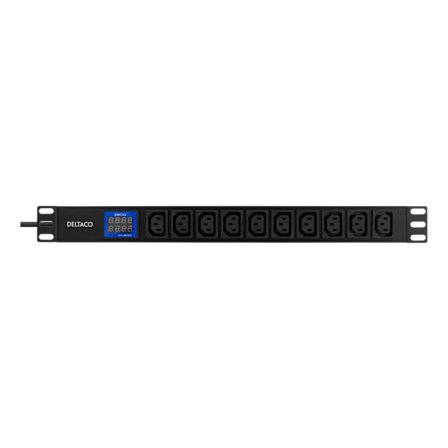 10-Outlet 19" power distribution unit, 2500W, C13