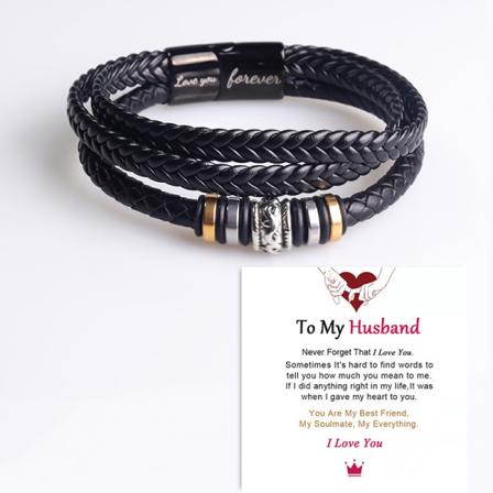 Læderarmbånd til mand mand